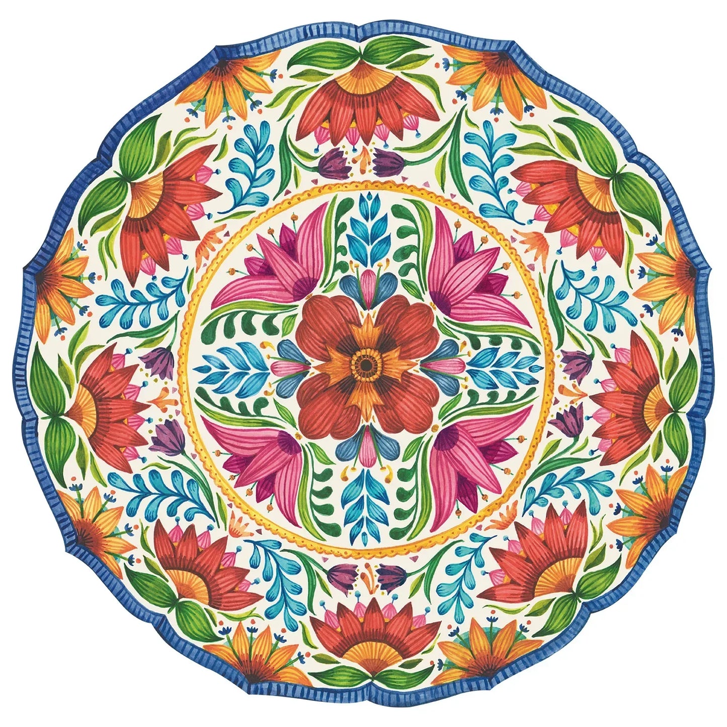 Hester & Cook Die-cut Fiesta Floral Placemat - Marcel’s Culinary Experience