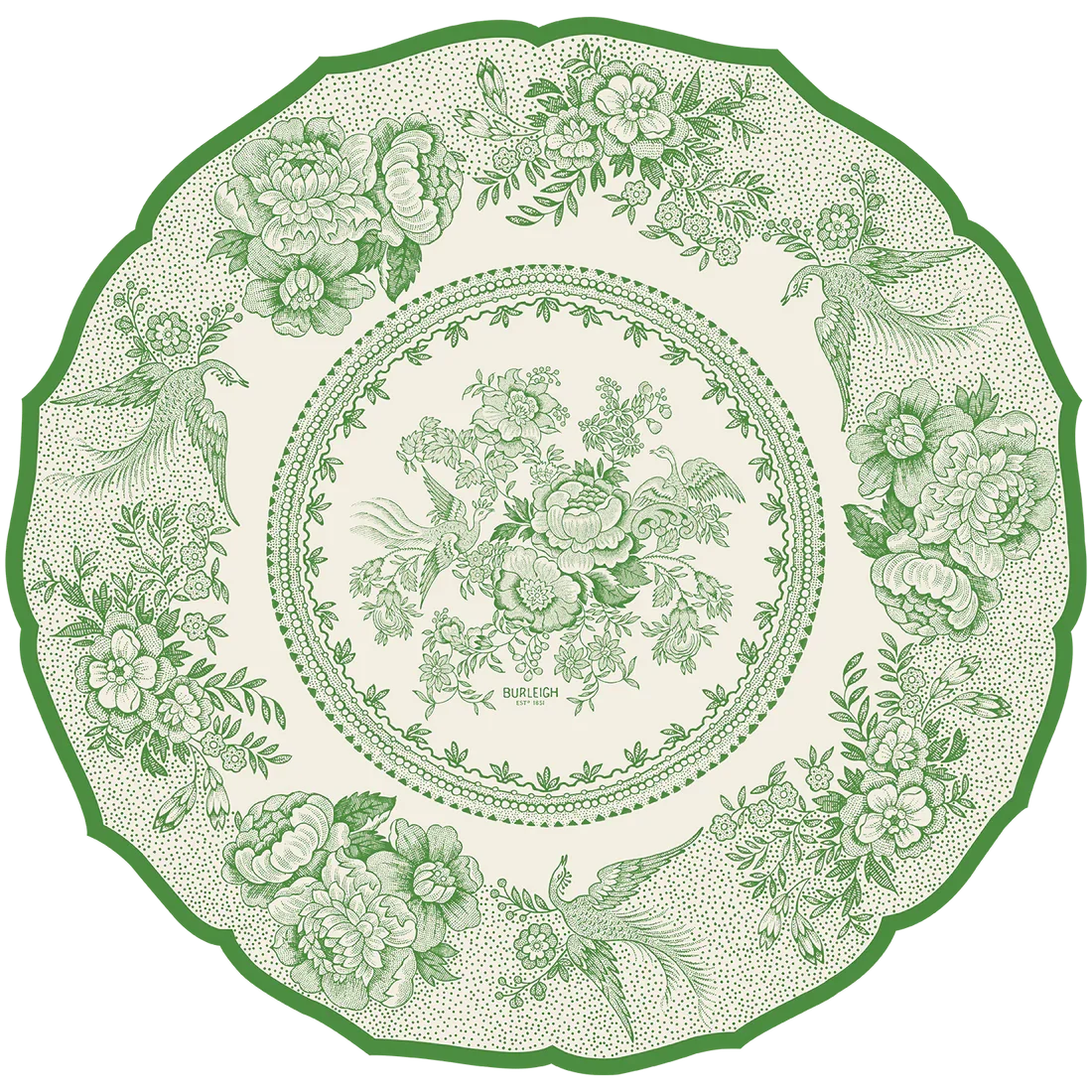 Hester & Cook Die Cut Green Pheasants Placemat - Marcel’s Culinary Experience