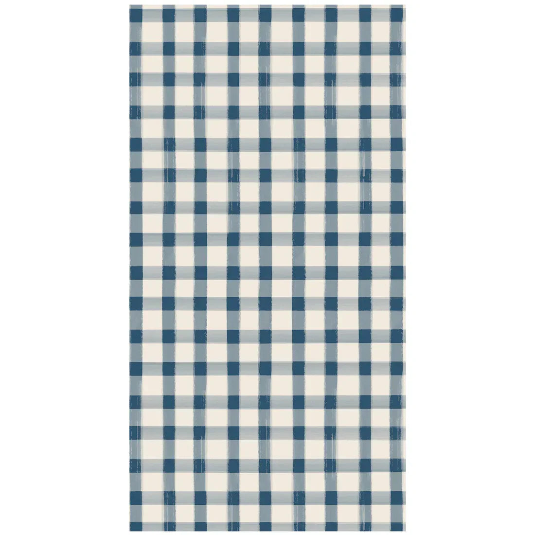 Hester & Cook Navy Painted Check Guest Napkin - Marcel’s Culinary Experience
