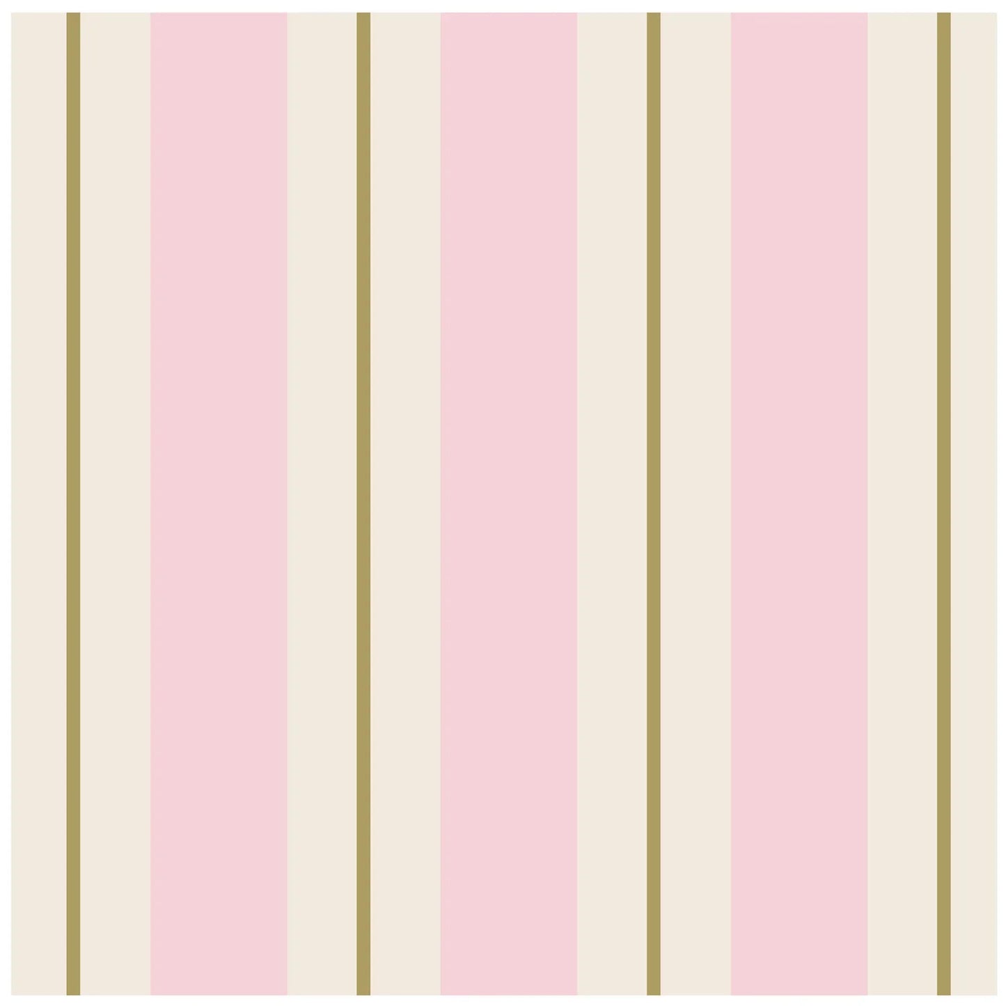 Hester & Cook Pink & Gold Awning Stripe Cocktail - Marcel’s Culinary Experience