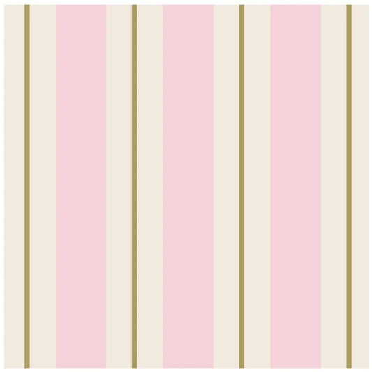 Hester & Cook Pink & Gold Awning Stripe Cocktail - Marcel’s Culinary Experience