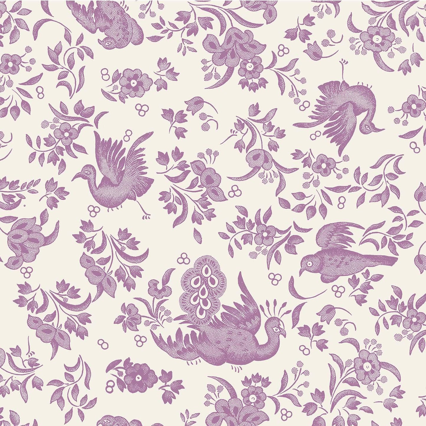 Hester & Cook Lilac Regal Peacock Cocktail Napkins - Marcel’s Culinary Experience