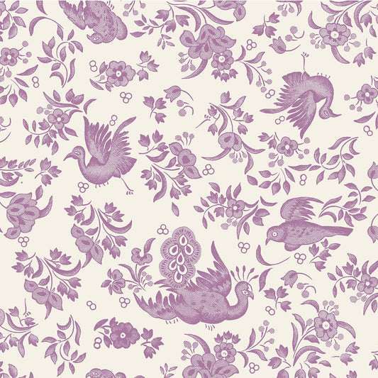 Hester & Cook Lilac Regal Peacock Cocktail Napkins - Marcel’s Culinary Experience