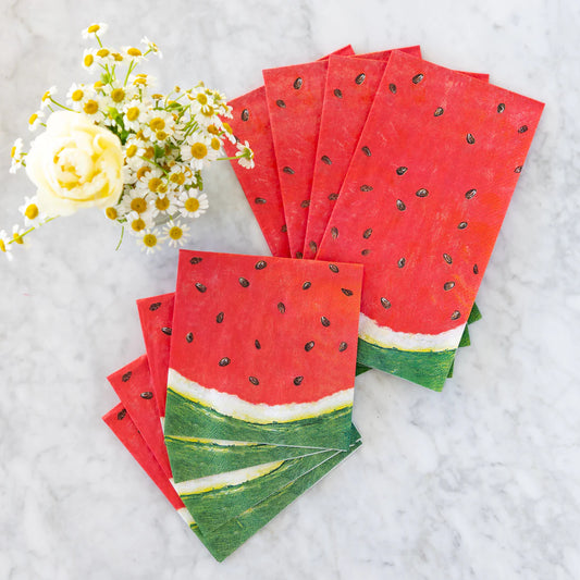 Hester and Cook Watermelon Cocktail Napkins
