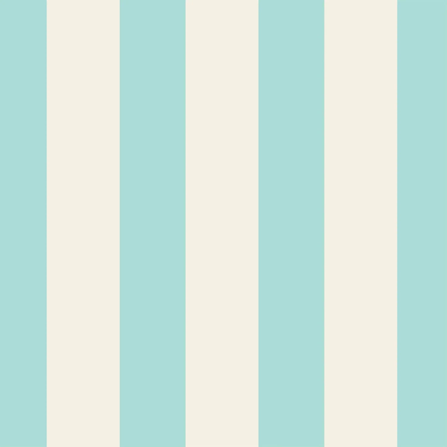 Hester & Cook Seafoam Classic Stripe Cocktail Napkins