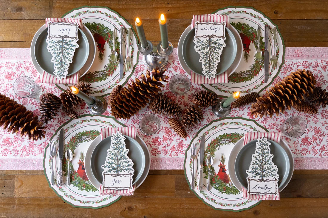 Die-cut Cardinal China Placemat