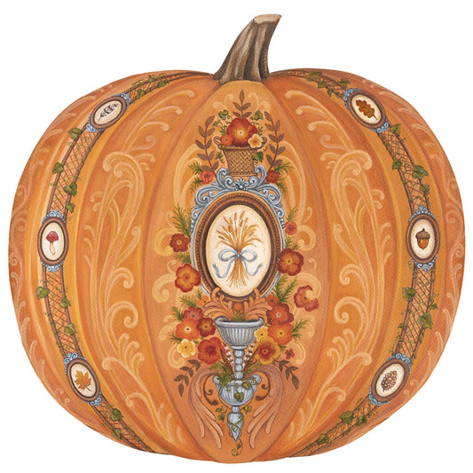 Hester & Cook Die-Cut Antique Pumpkin Paper Placemats, Set of 12