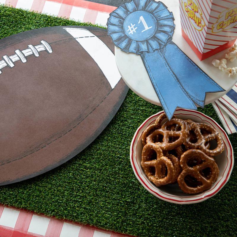 Hester and Cook Die-cut Football Placemat - Marcel’s Culinary Experience