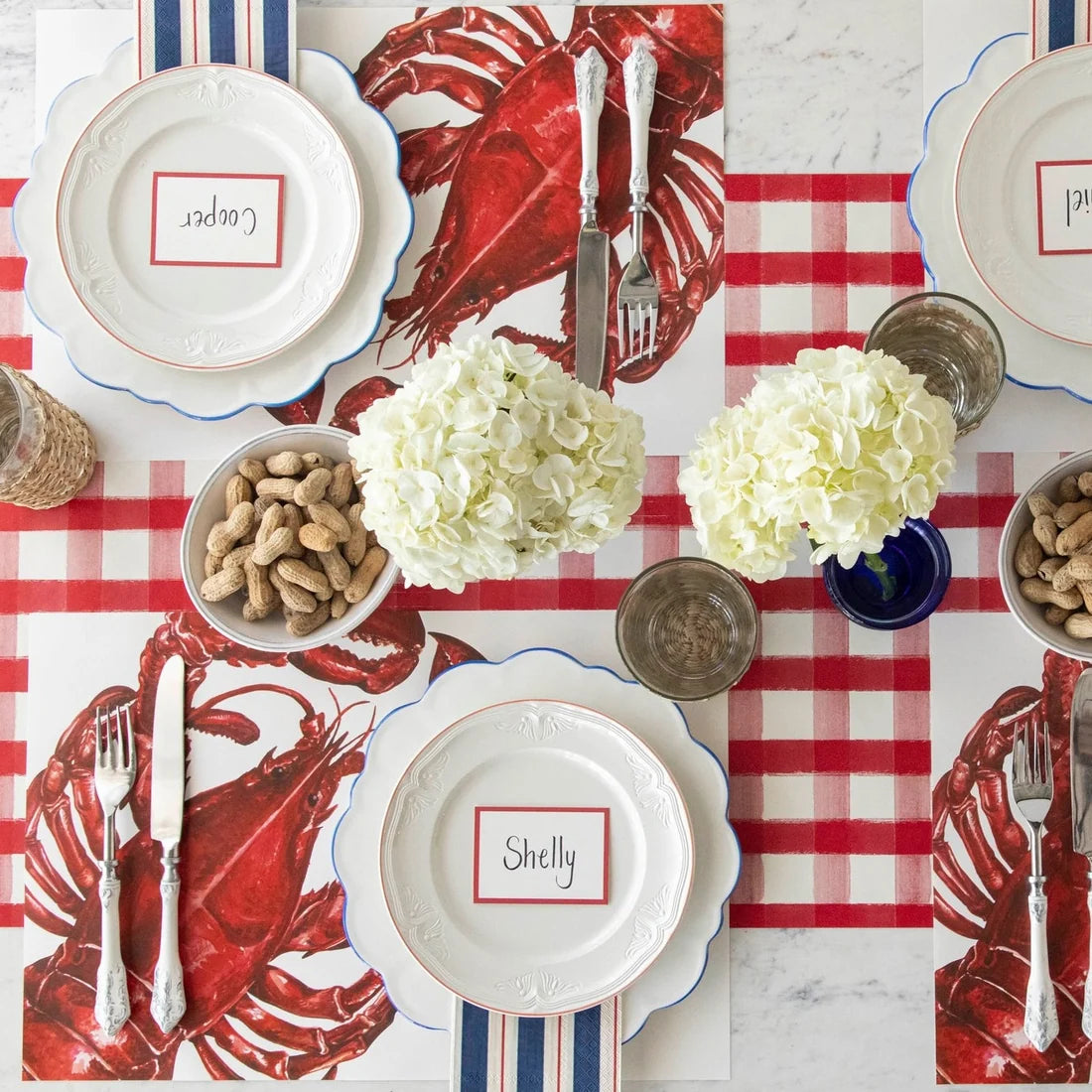 Red Frame Place Card