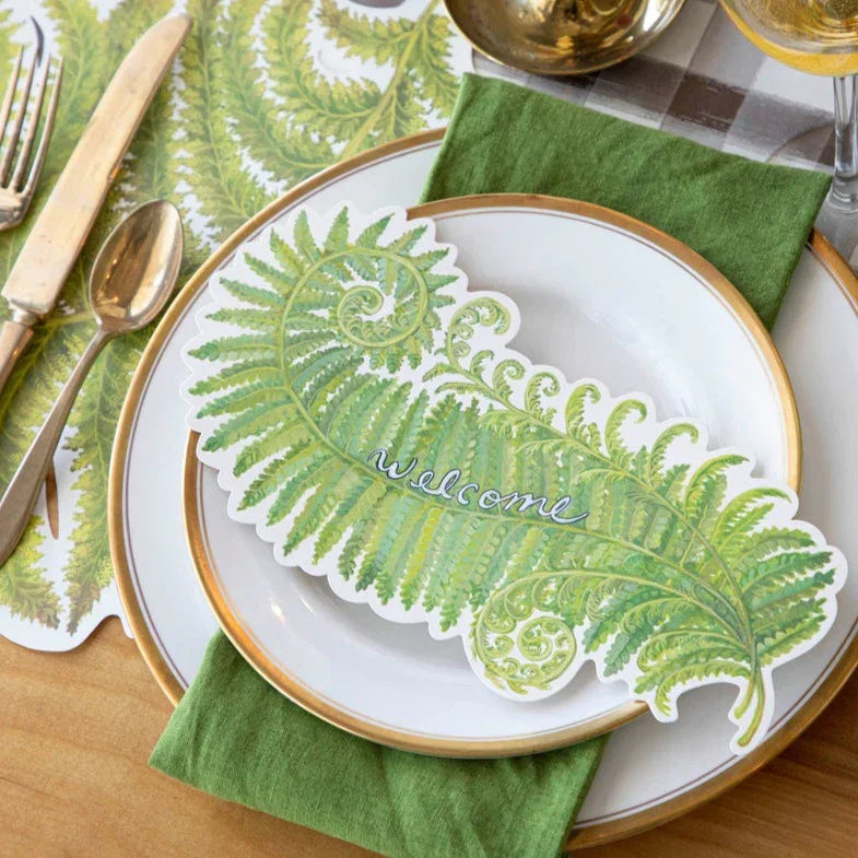 Hester & Cook Die Cut Fern Placemat - Marcel’s Culinary Experience