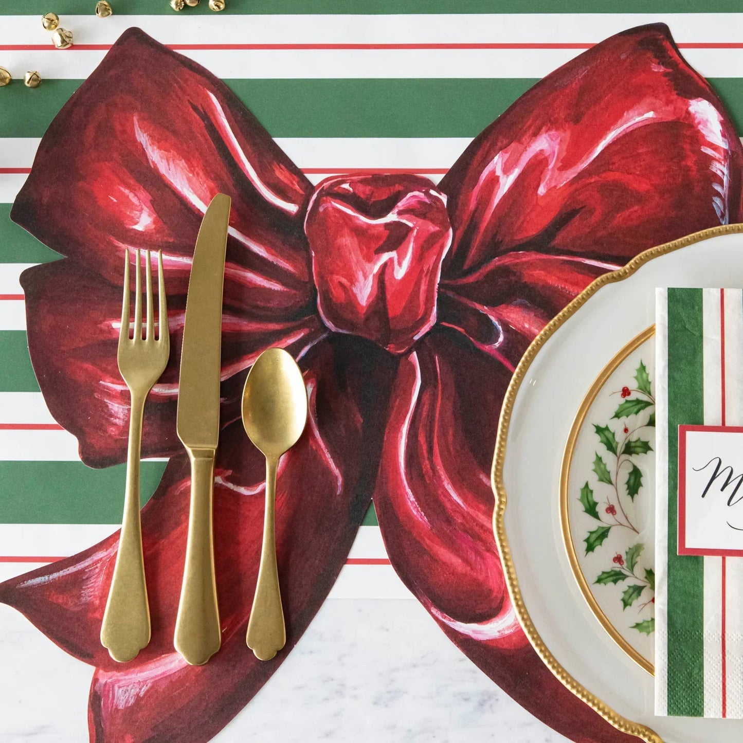 Hester & Cook Die Cut Bow Placemat - Marcel’s Culinary Experience