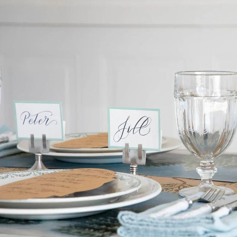 Hester & Cook Seafoam Frame Place Card - Marcel’s Culinary Experience