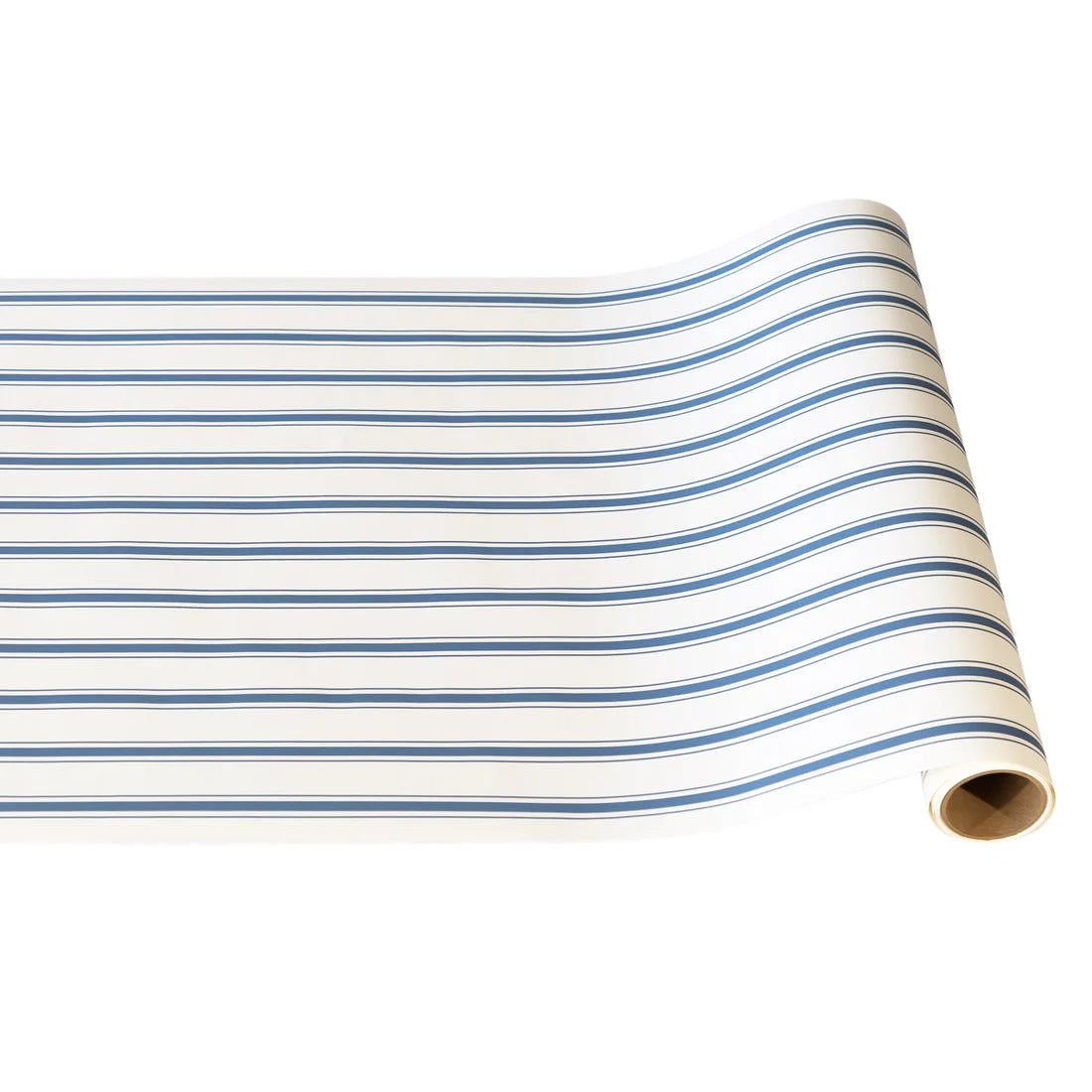 Hester & Cook Cornflower Blue Linen Stripe Runner