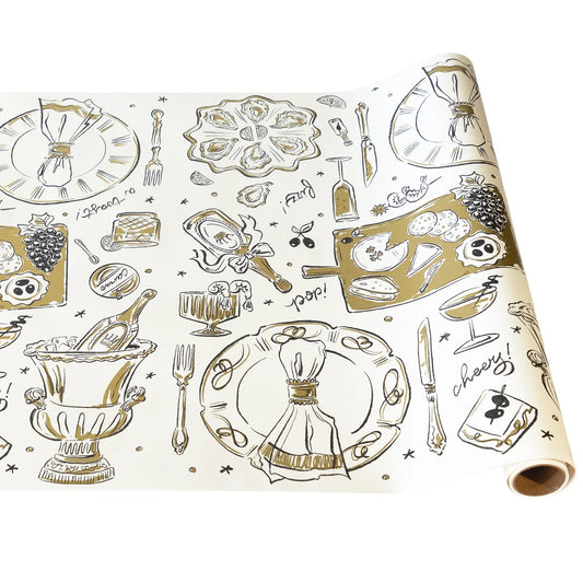 Hester & Cook Cocktail Party Paper Table Runner