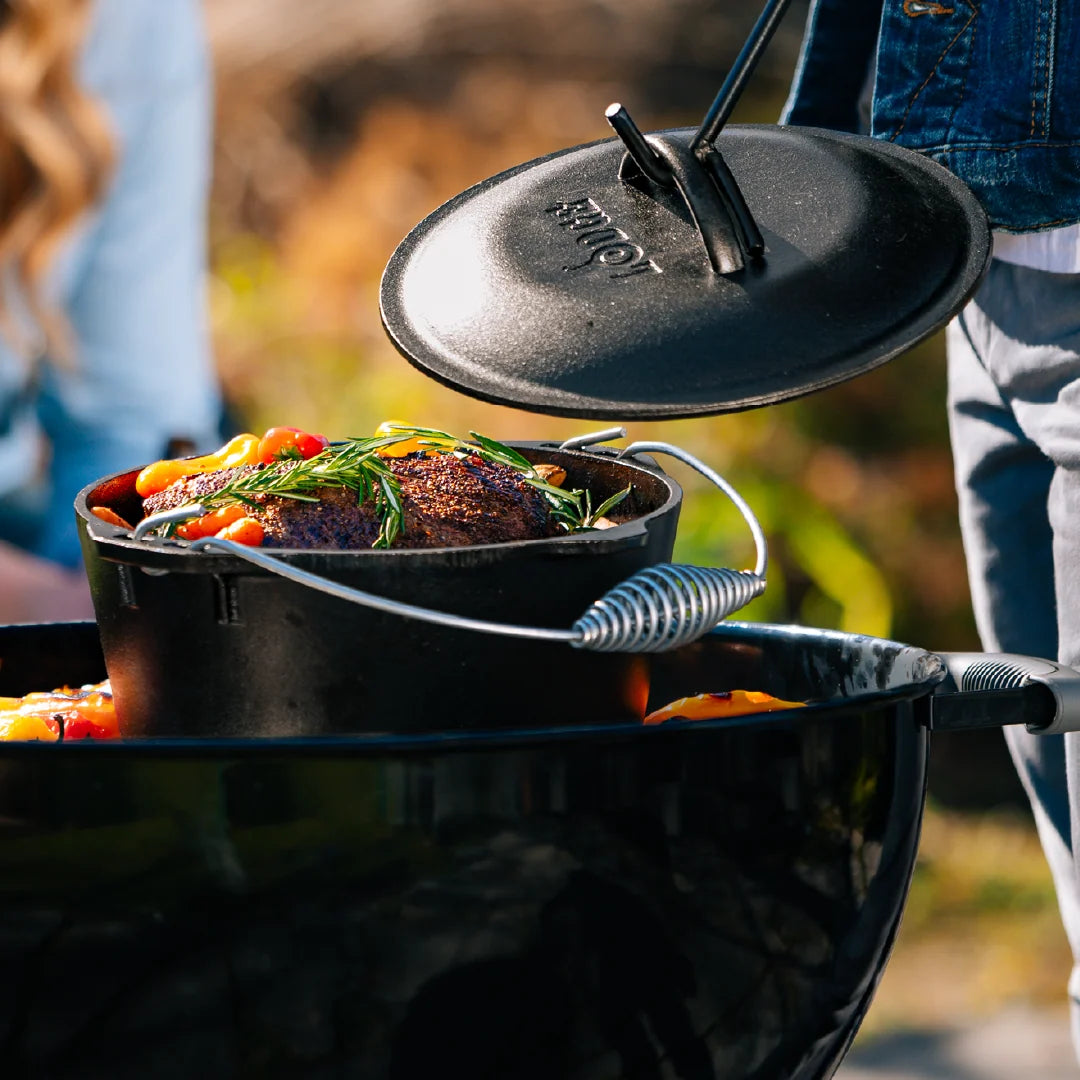 Lodge 7 Quart Cast Iron Dutch Oven With Bail Handle