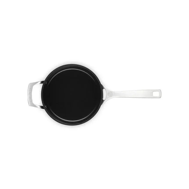 Le Creuset Essential Non-stick Ceramic Saucepan with Glass Lid - 4 Qt.