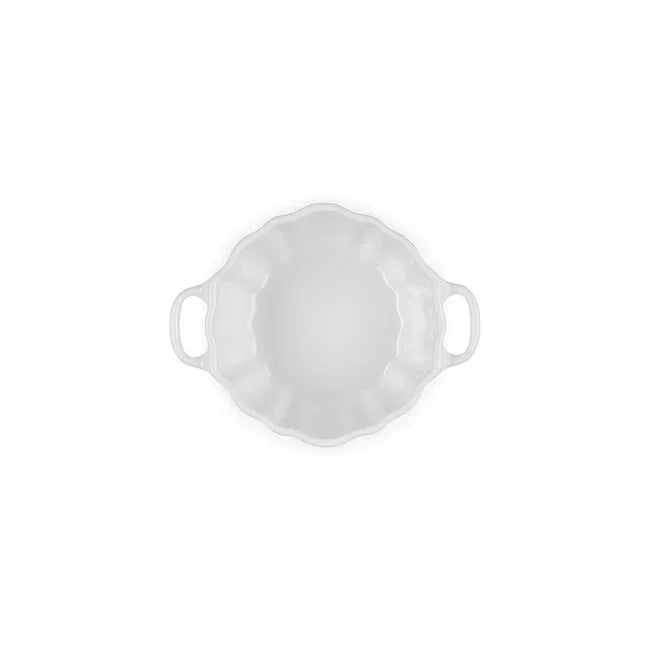 Le Creuset Pumpkin Mini Cocotte White - 12Oz