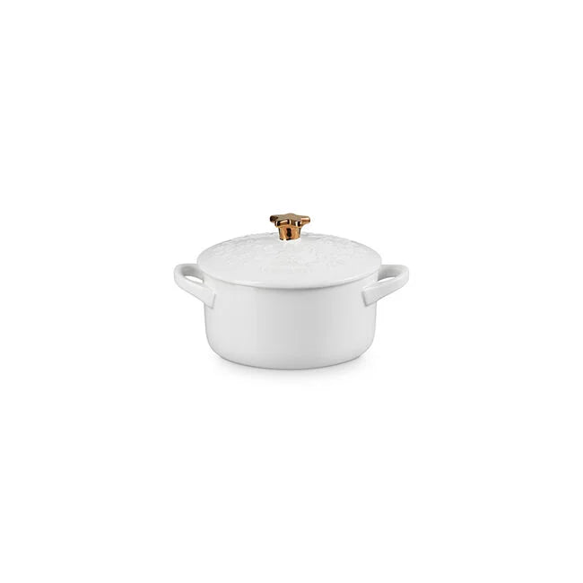 Le Creuset Noël Collection Mini Cocotte with Gold Star Knob