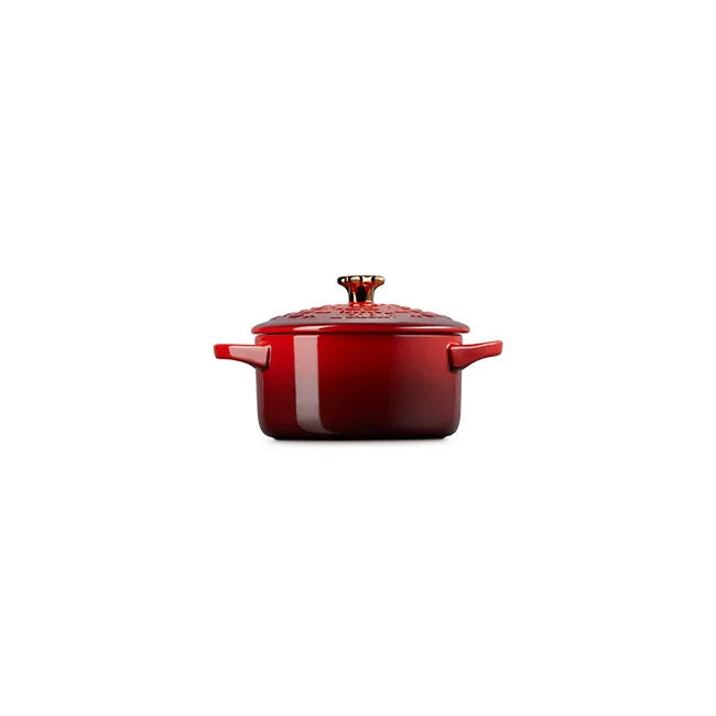 Le Creuset Noël Collection Mini Cocotte with Gold Star Knob