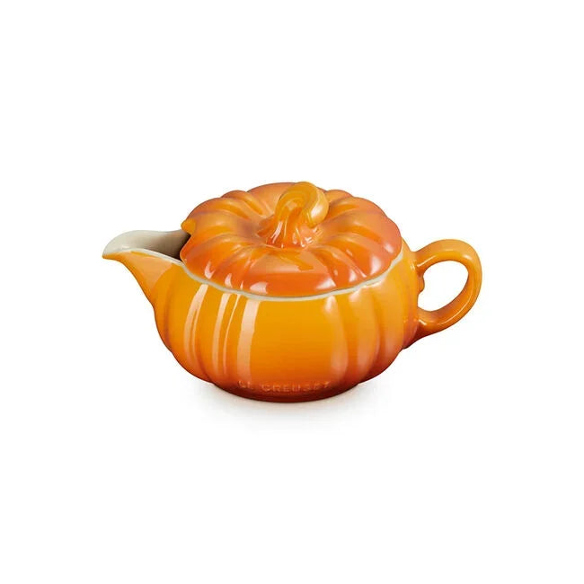 Le Creuset Pumpkin Gravy Boat - Persimmon - Marcel’s Culinary Experience