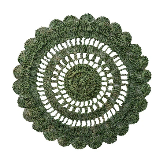 Juliska Macrame Placemat - Green - Marcel’s Culinary Experience