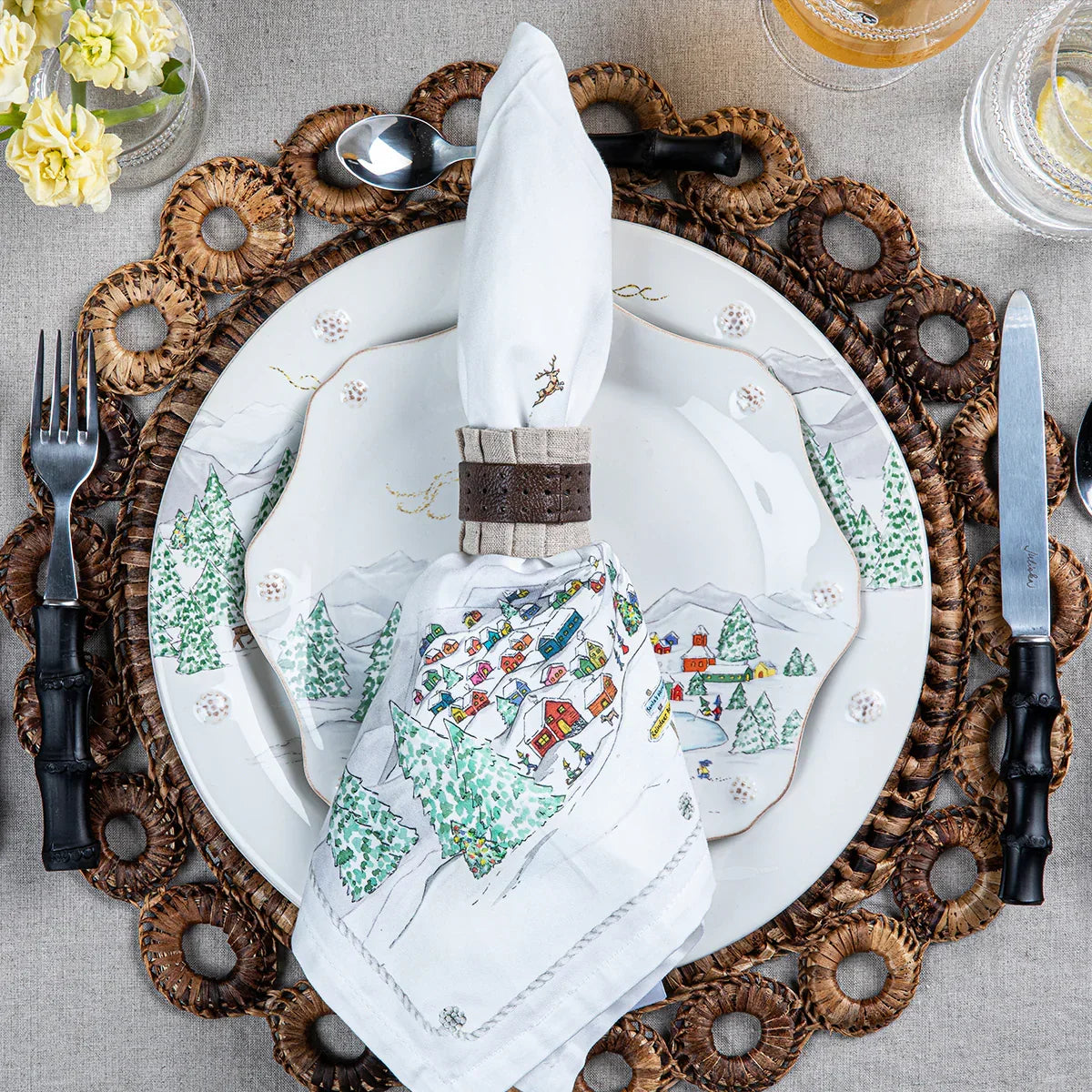 Juliska Rustic Ring Placemat - Natural