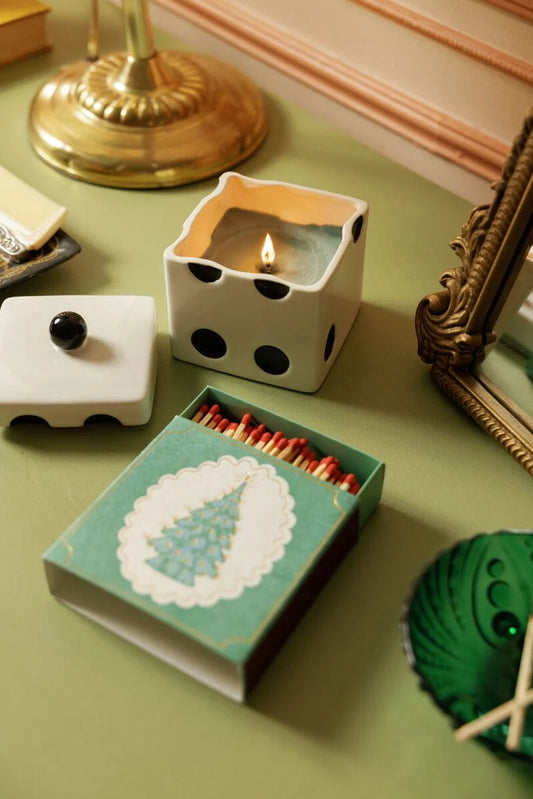 Paddywax Christmas Tree Boxed Matches, 125 Count
