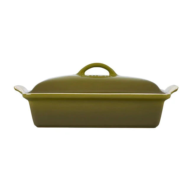 Le Creuset Heritage Rectangular Casserole 4 qt - Olive - Marcel’s Culinary Experience