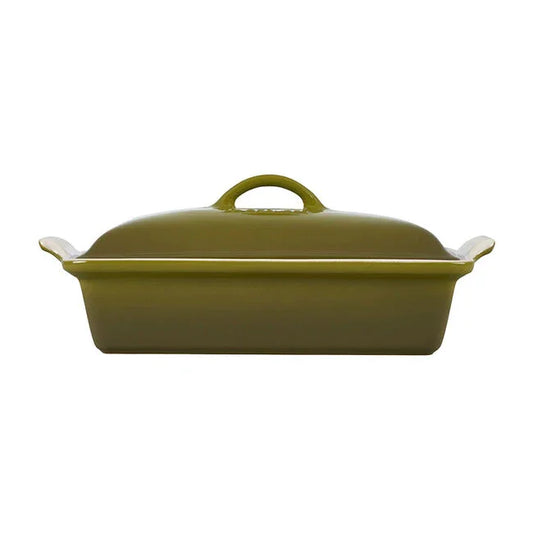 Le Creuset Heritage Rectangular Casserole 4 qt - Olive - Marcel’s Culinary Experience