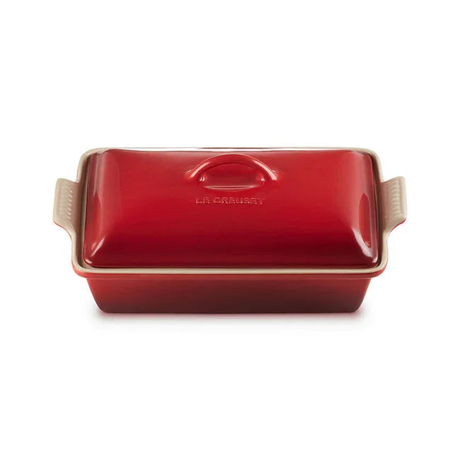 Le Creuset Heritage Rectangular Casserole 4 qt - Cerise - Marcel’s Culinary Experience