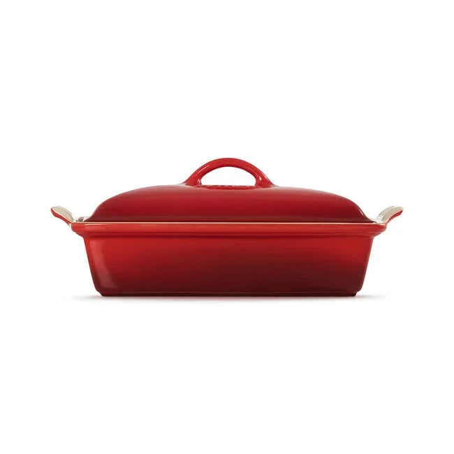 Le Creuset Heritage Rectangular Casserole 4 qt - Cerise - Marcel’s Culinary Experience