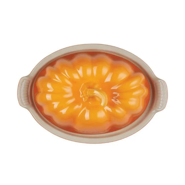 Le Creuset Pumpkin Butter Dish - Persimmon