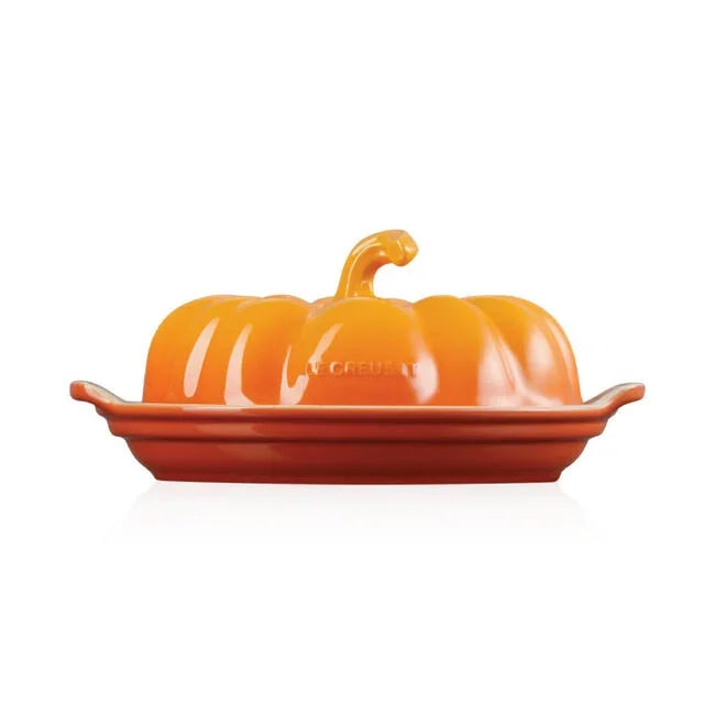Le Creuset Pumpkin Butter Dish - Persimmon