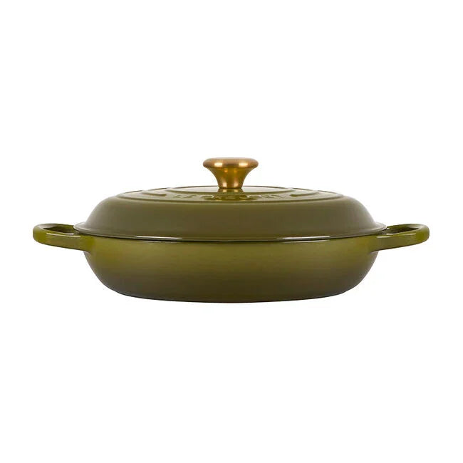 Le Creuset Signature Braiser 3.5 qt - Olive - Marcel’s Culinary Experience