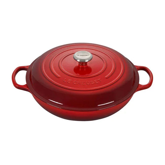 Le Creuset Signature Braiser 5 qt - Cerise - Marcel’s Culinary Experience