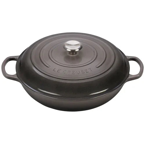 Le Creuset Signature Braiser 5 qt - Oyster - Marcel’s Culinary Experience
