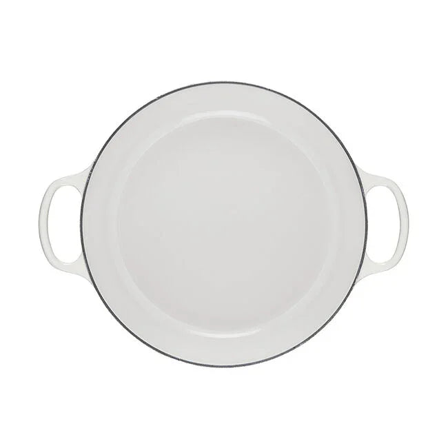 Le Creuset Signature Braiser White 5 qt - Marcel’s Culinary Experience