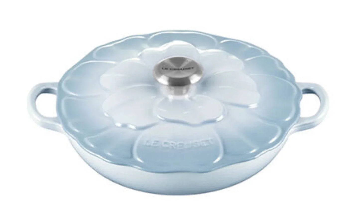 Le Creuset Signature Petal Braiser - Coastal Blue - Marcel’s Culinary Experience