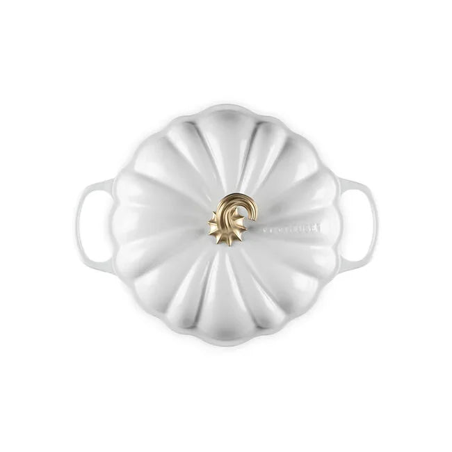 Le Creuset Signature Pumpkin Braiser White - 2.75 Qt