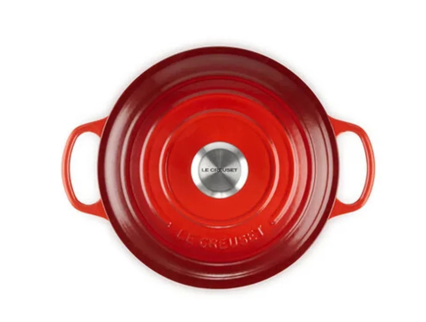Le Creuset Signature Round Dutch Oven 4.5 qt - Cerise birds eye