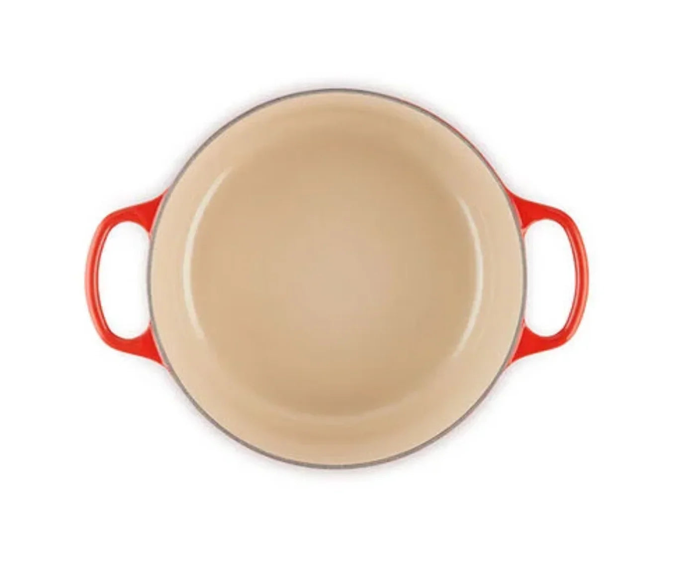 Le Creuset Signature Round Dutch Oven 4.5 qt - Cerise inside
