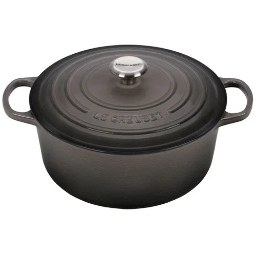 Le Creuset Signature Round Dutch Oven 5.5 qt - Oyster - Marcel’s Culinary Experience