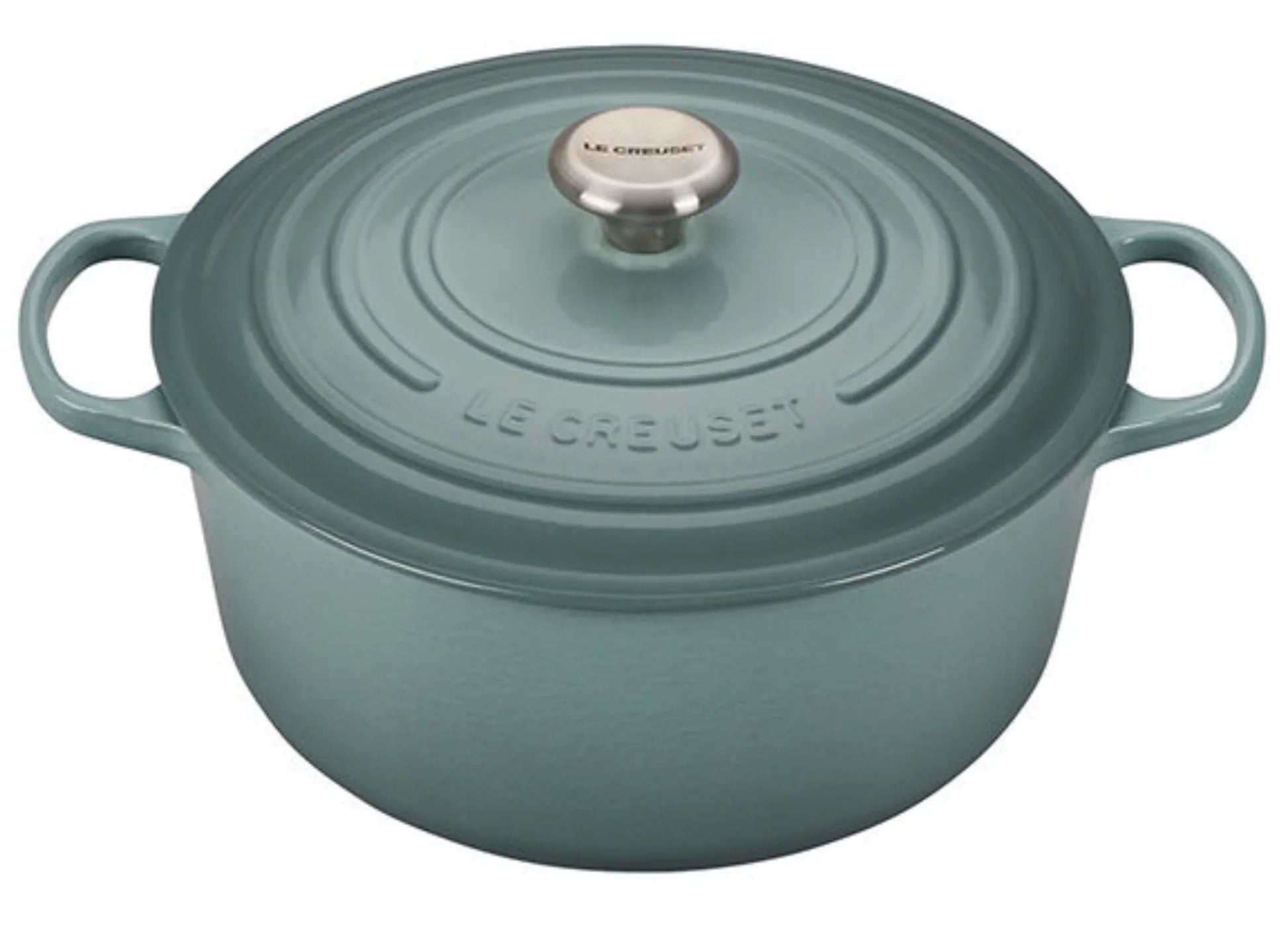 Le Creuset Signature Round Dutch Oven 7.25 qt - Sea Salt - Marcel’s Culinary Experience