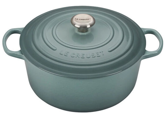 Le Creuset Signature Round Dutch Oven 7.25 qt - Sea Salt - Marcel’s Culinary Experience