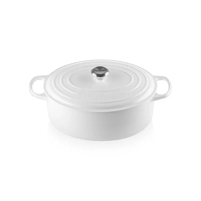 Le Creuset Signature Oval Dutch Oven 9.5 qt - White - Marcel’s Culinary Experience