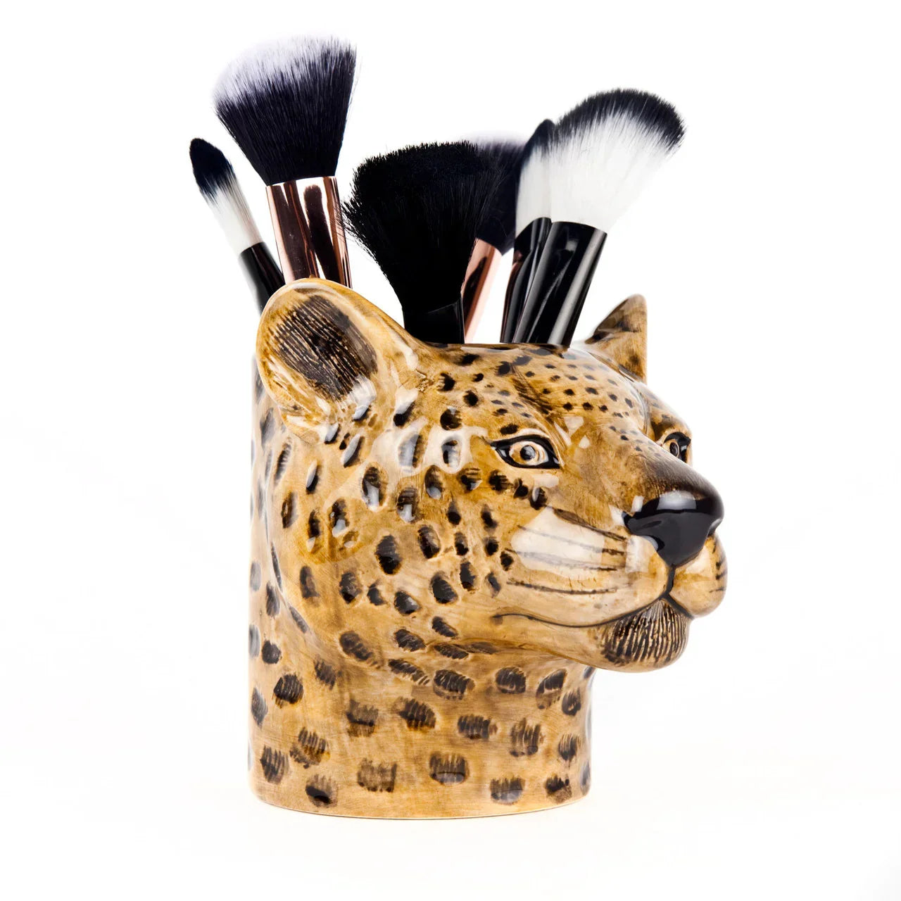 Quail Ceramics Leopard Pencil Pot