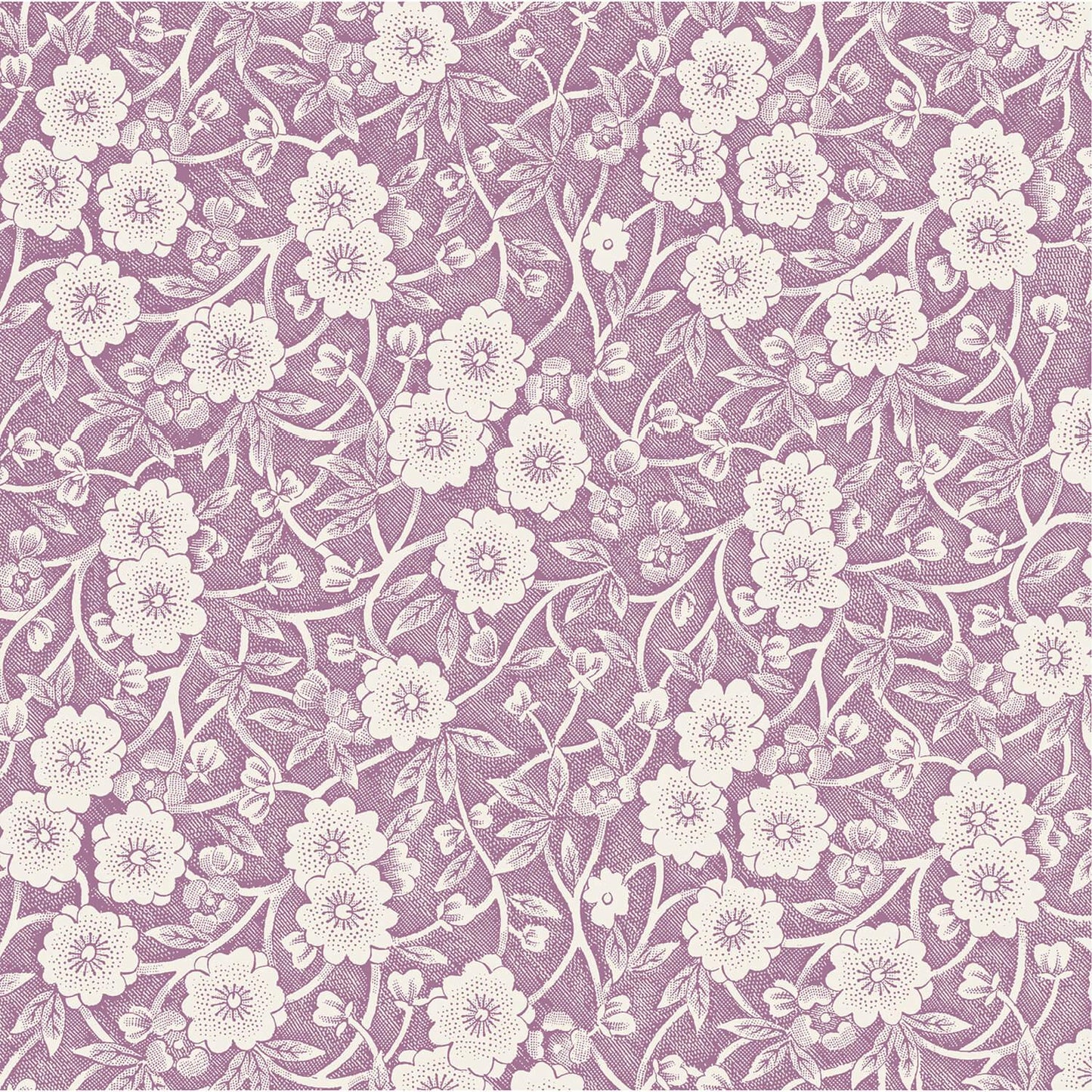 Hester & Cook Lilac Calico Cocktail Napkin