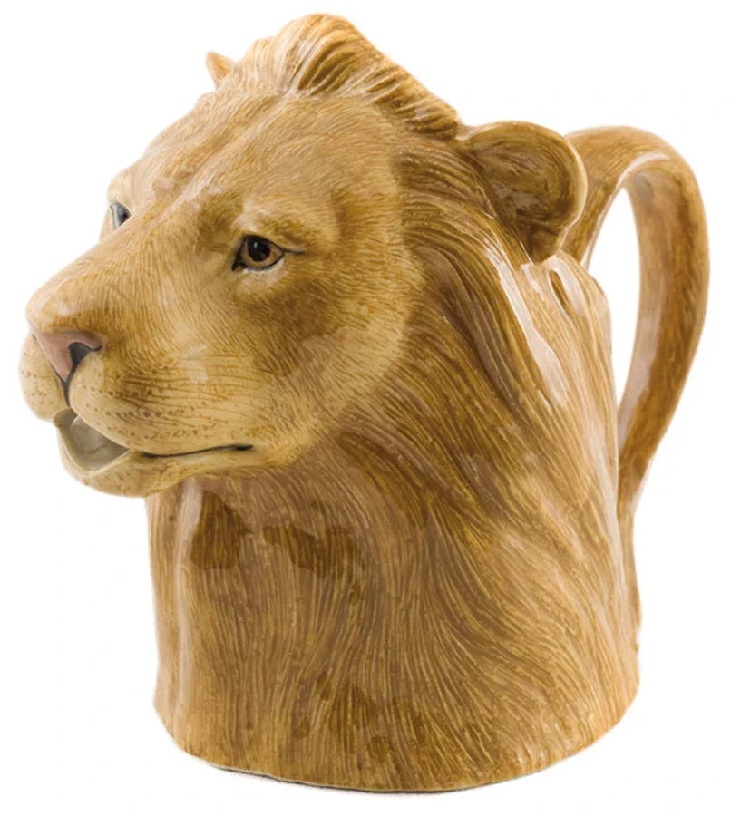 Quail Ceramics Lion Jug Medium