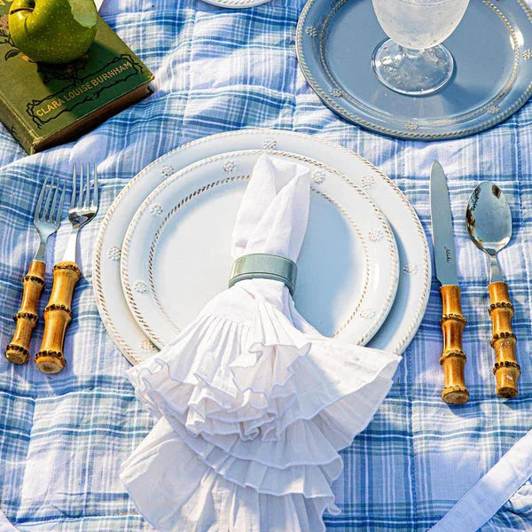 Juliska Berry & Thread Melamine Dessert/Salad Plate - Whitewash - Marcel’s Culinary Experience