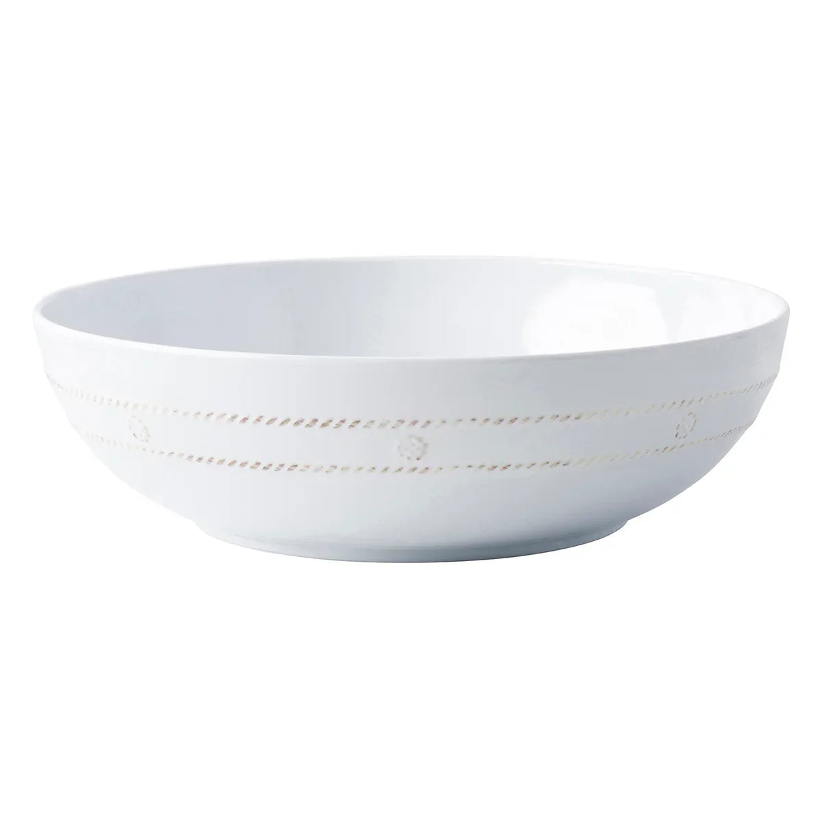 Juliska Berry & Thread Melamine 12" Bowl - Whitewash